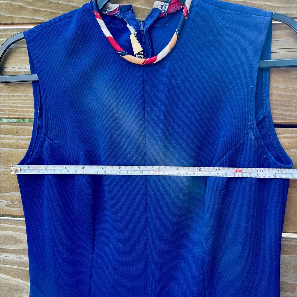 Right on! By Estivo navy blue jumpsuit true vintage 70s - Picture 7 of 14